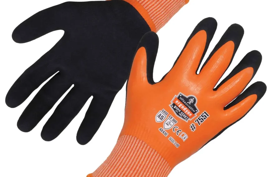 WATER RESISTANT WORK GLOVES