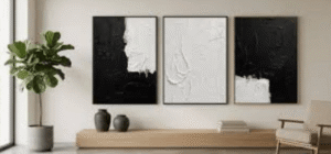 Black and White Wall Art: Monochrome Design and Minimalist Artwork