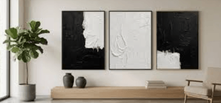 Black and White Wall Art: Monochrome Design and Minimalist Artwork